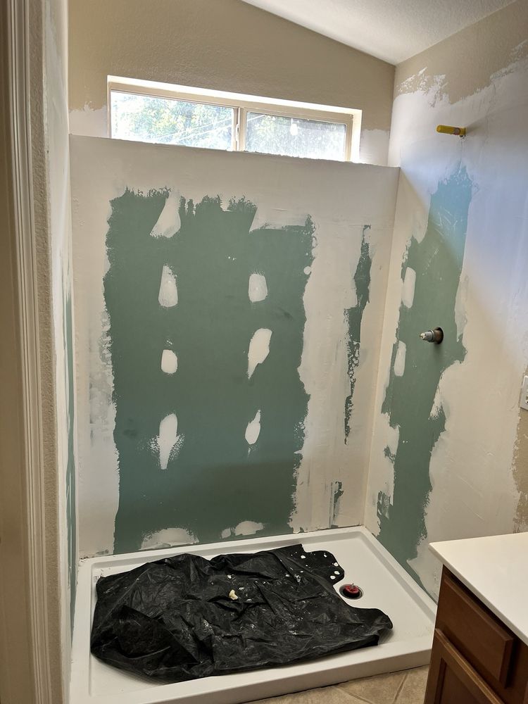 Bathroom remodel – prep and green board