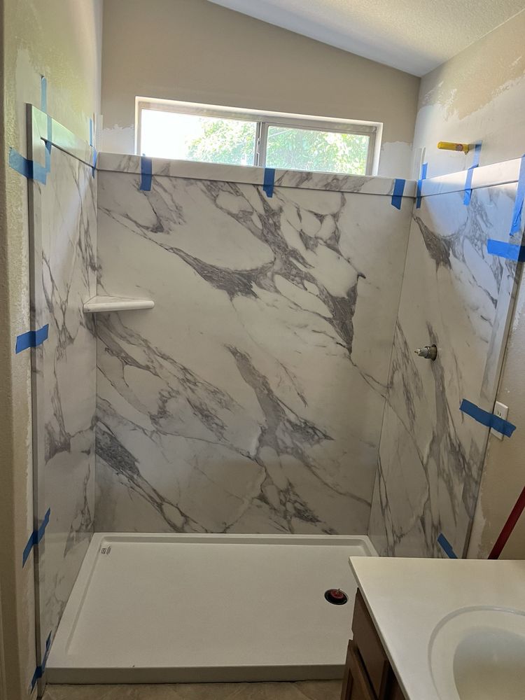 Bathroom remodel – panel install